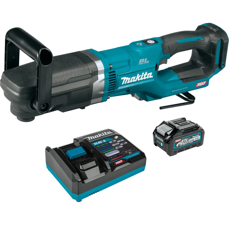 Makita (GAD02M1) 40V Max XGT Brushless Cordless 7/16 Hex Right Angle Drill Kit (4.0Ah)