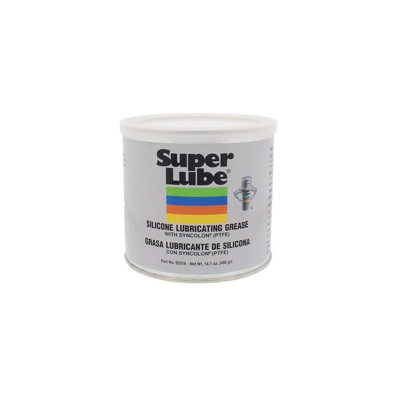 Super Lube Silicone Grease with Syncolon (PTFE), Translucent White