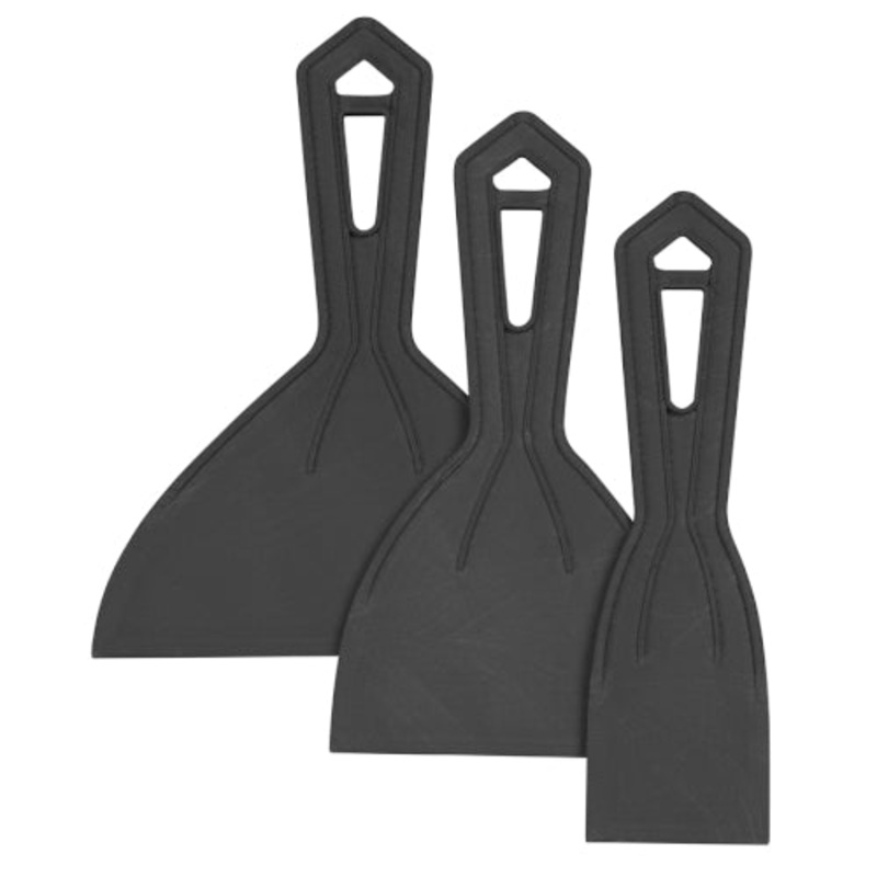 Warner Manufacturing 3-Pack Plastic Putty Knives, 1-Each 1-1/2, 3 & 6