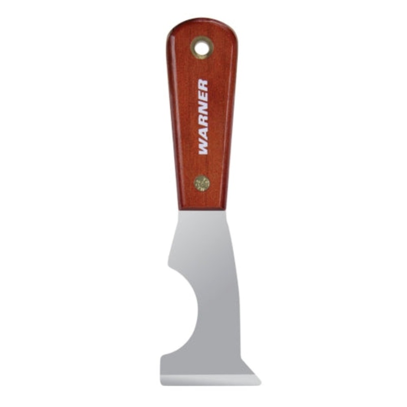 Warner Manufacturing 5-in-1 Painter’s Tool, Rosewood Handle, Carded, 080, 1 Count (Pack of 1)