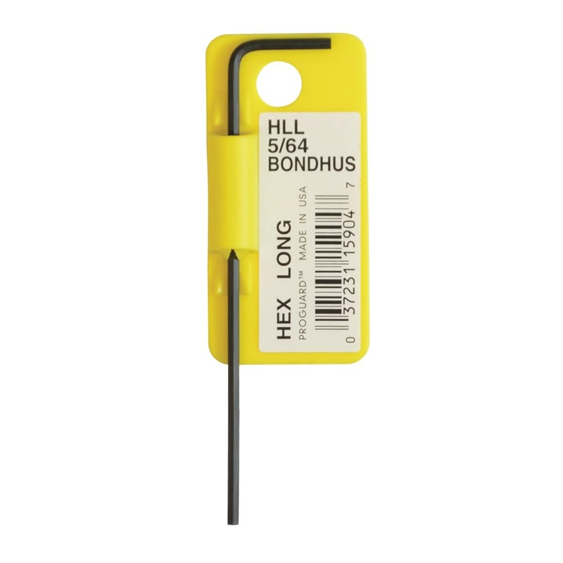 Bondhus 15906 7/64 Hex Tip Key L-Wrench with ProGuard Finish, Tagged and Barcoded