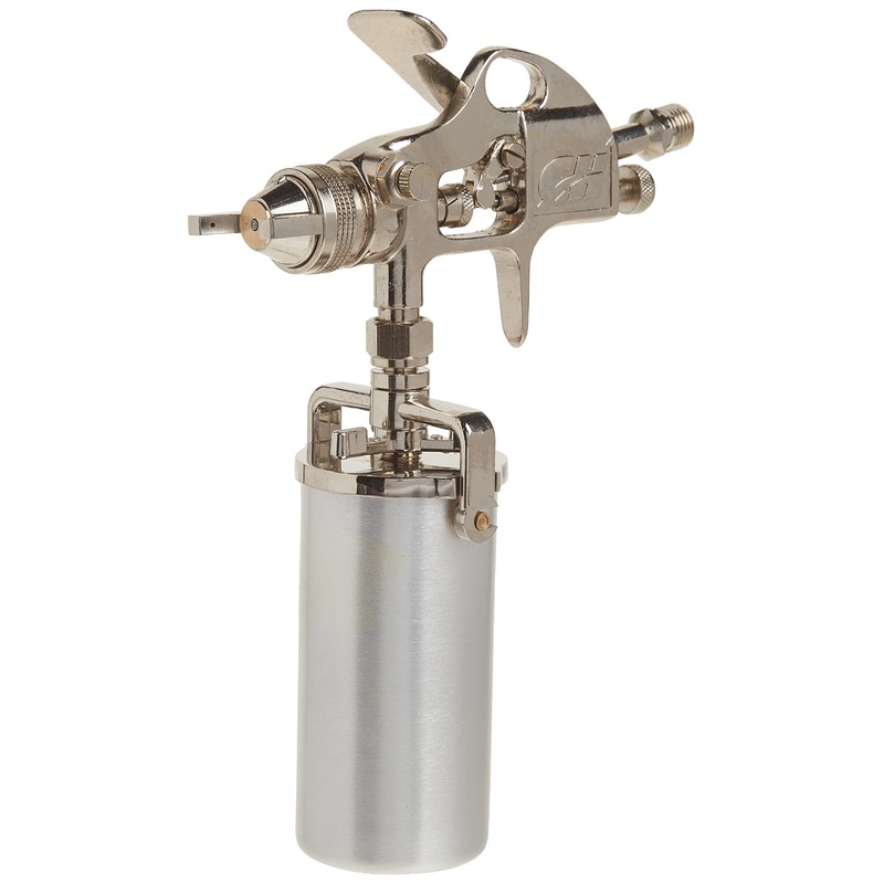 Detail Paint Sprayer Gun – Pattern and Fluid Control Handheld Sprayer w/ 8-ounce Anti-Drip Canister (Campbell Hausfeld DH550000AV) Detail Paint Spray Gun