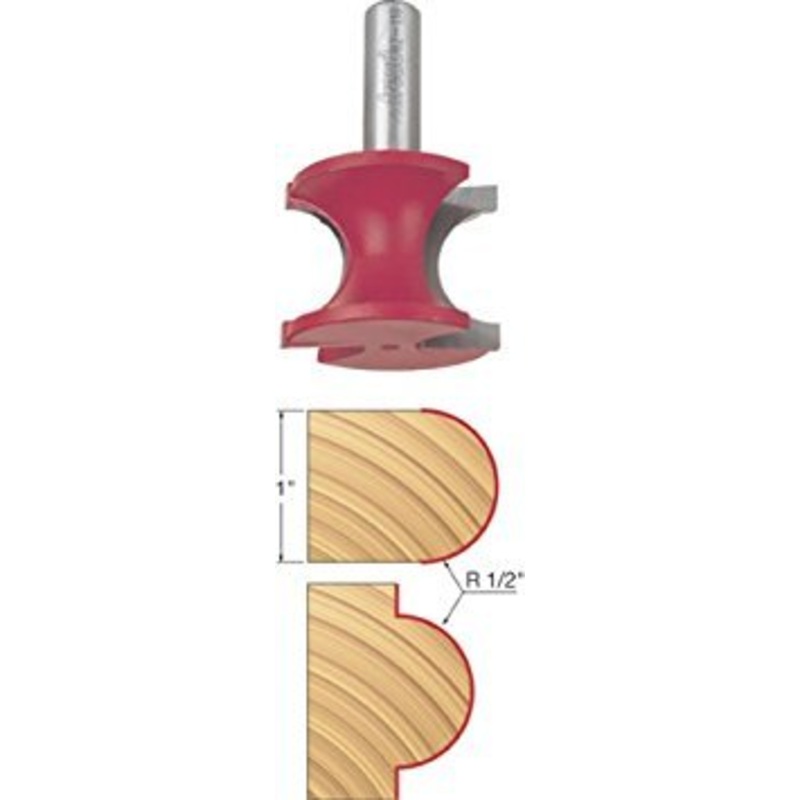 Freud 82-118: 1/2  Radius Half Round Bit with 1/2 Shank 1/2-Inch Radius Half Round Router Bit with 1/2-Inch Shank