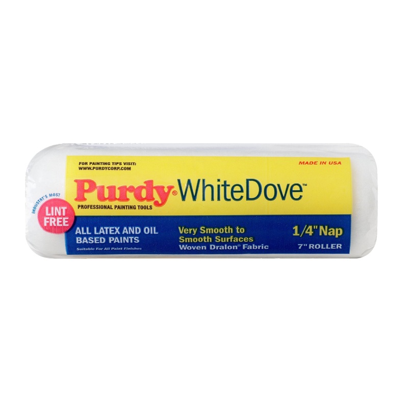 Purdy 140662071 White Dove Roller Cover, 7 x 1/4 Nap, Dralon