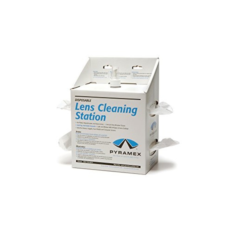 Pyramex Lens Cleaning Station|600 Tissues (8 oz)|1200 Tissues (16 oz)