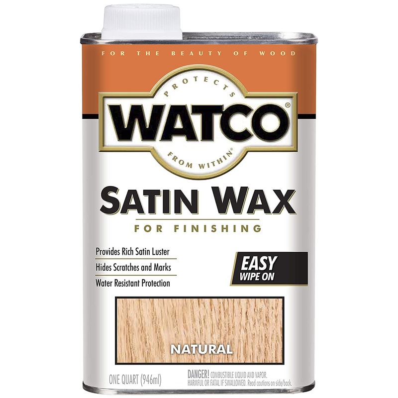 Rust-Oleum Watco 67041 Satin Finishing Wax, Quart, Natural