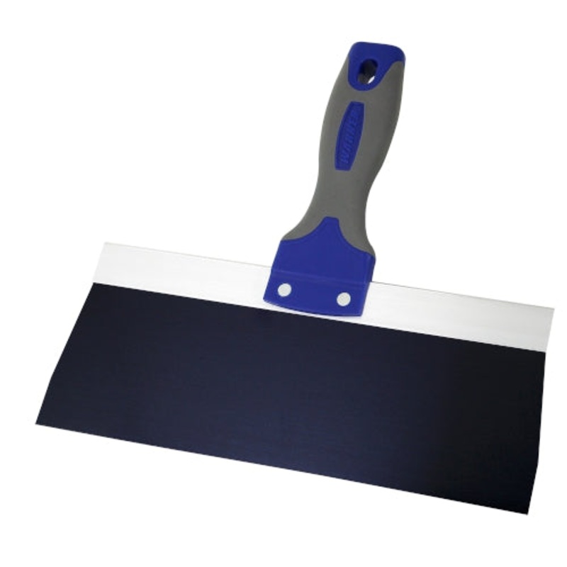 Warner 10 Pro-Grip Blue Steel Drywall Taping Knife, Soft Grip Handle