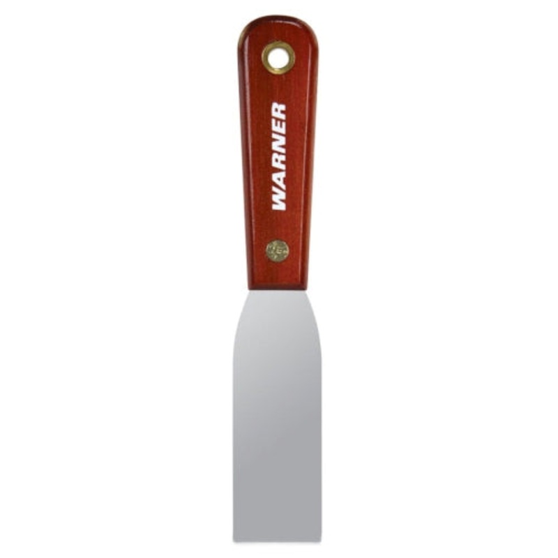 Warner 1-1/4 Flex Putty Knife, Carbon Steel Blade, Rosewood Series