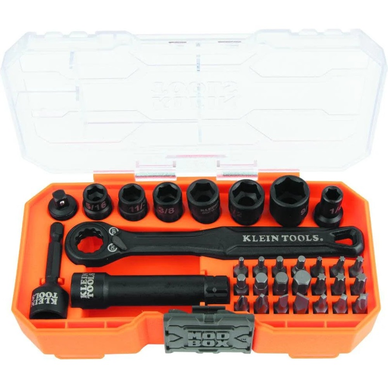 Klein Tools KNECT Small Pass-Through Socket Set 32pc – 65300