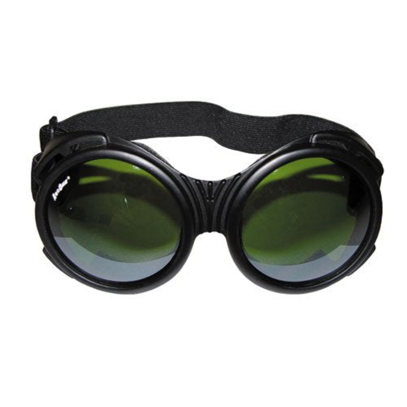 ArcOne The Fly Safety Goggles|IR3 Lens and Clear Finish|Smoke Lens and Yellow/Orange Mirror