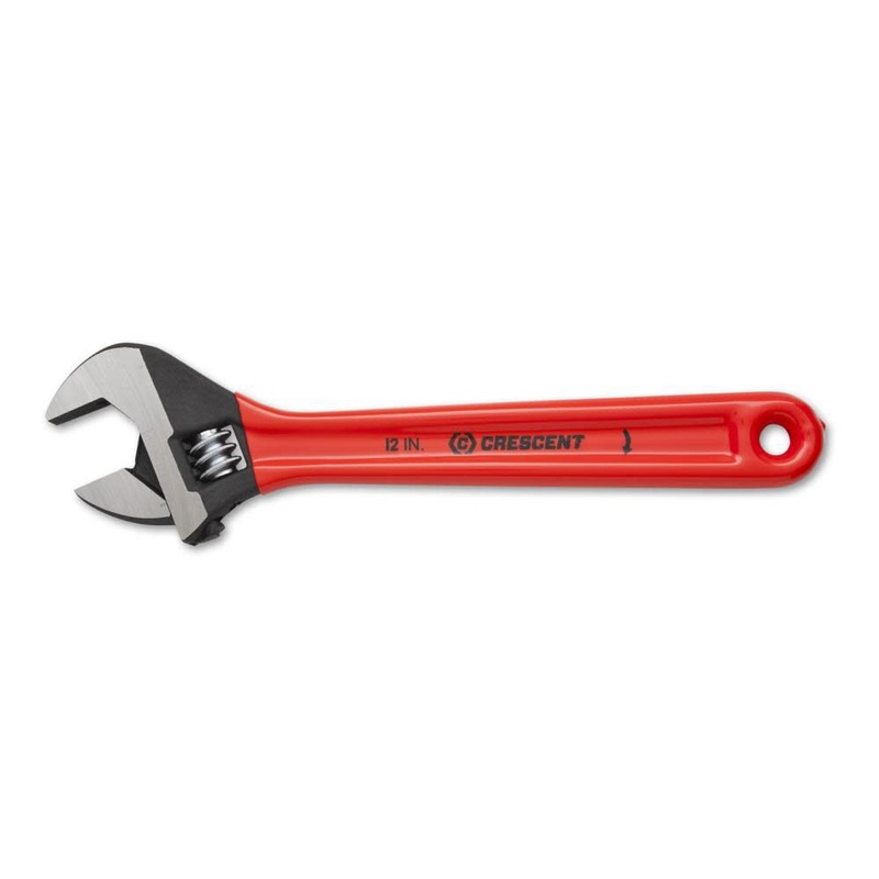 Crescent 12 Adjustable Black Oxide Cushion Grip Wrench – Carded – AT212CVS