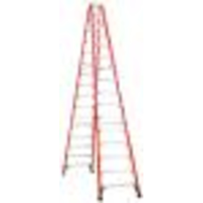 Louisville Ladder FM1416HD Twin Front Stepladder, 16 Feet