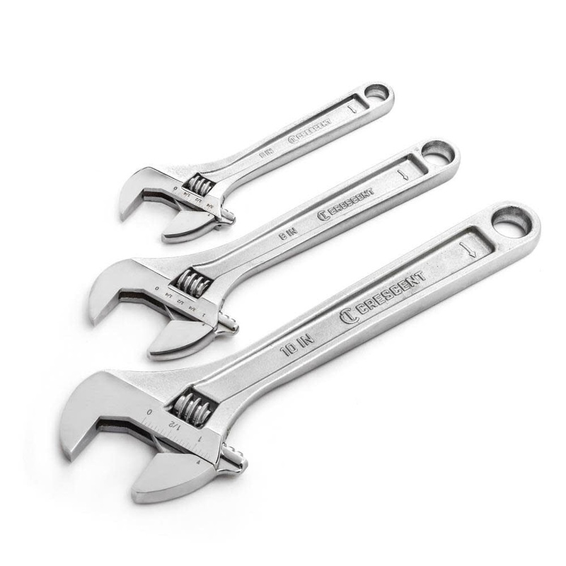 Crescent 3 pc. Adjustable Wrench Set 6, 8 & 10