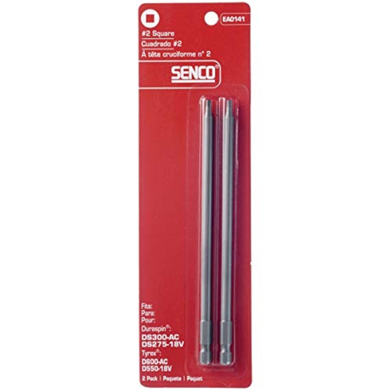 Senco EA0141#2 Square Bits – Duraspin Technology Integrated Auto-Feed Screw System