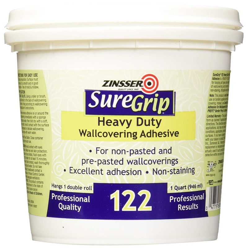 Zinsser 69384 Clear SureGrip Heavy Duty Strippable Wallcovering Adhesive