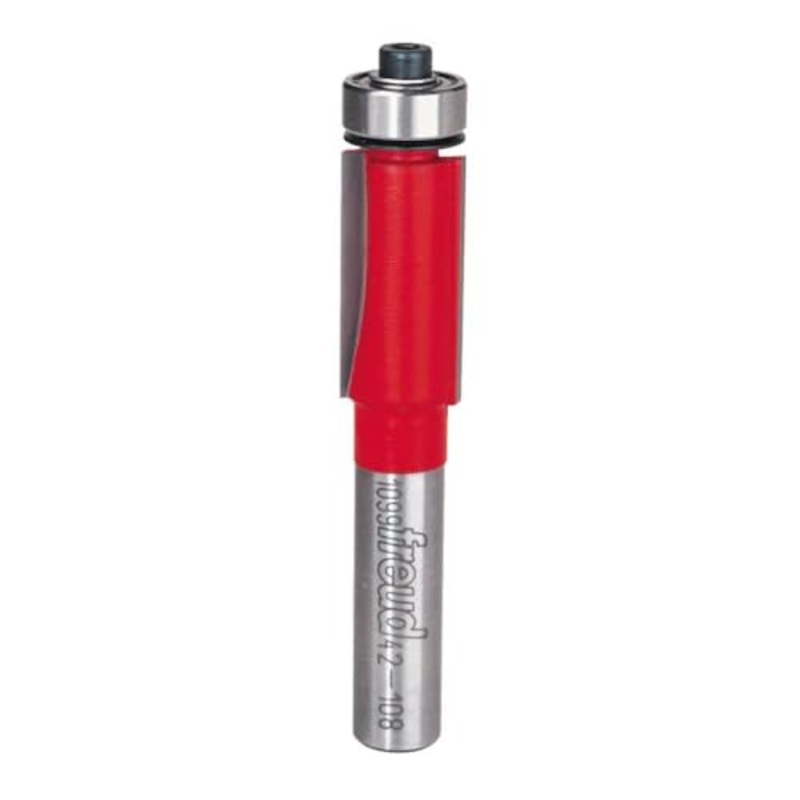 Freud 42-108: 1/2 (Dia.) Bearing Flush Trim Bit with 3/8 Shank