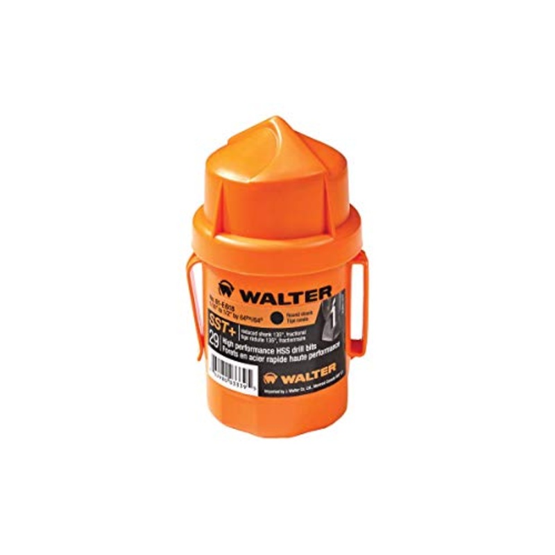 Walter Surface Technologies 01E618 29-Piece Jobber’s Length Bits, Round Shank