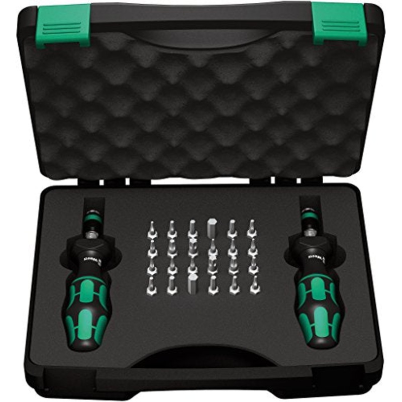 Wera – 5074738001 Kraftform 7440/41 Torque Screwdriver 0.3-3.0 Nm and Bit Set, 26-Piece