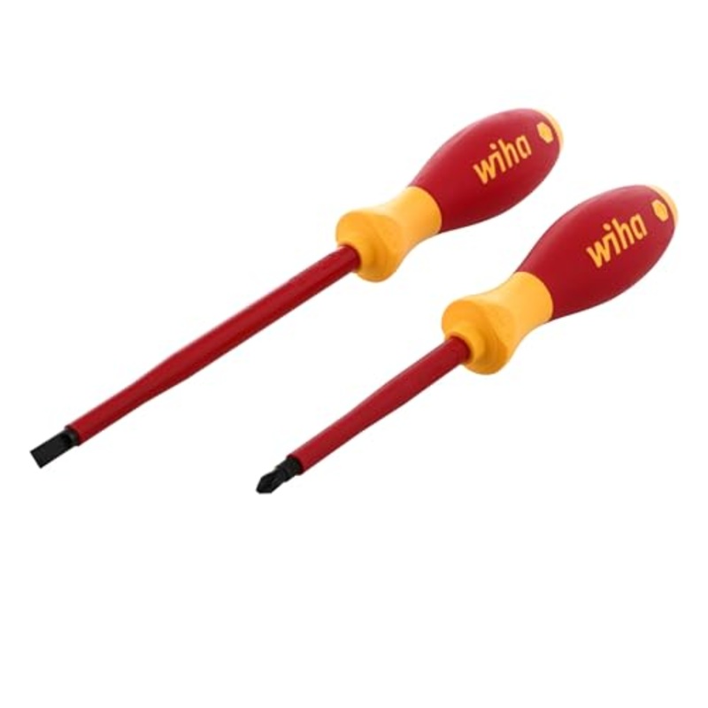 2 pc Insulated Slotted/Phillip Screwdriver Set