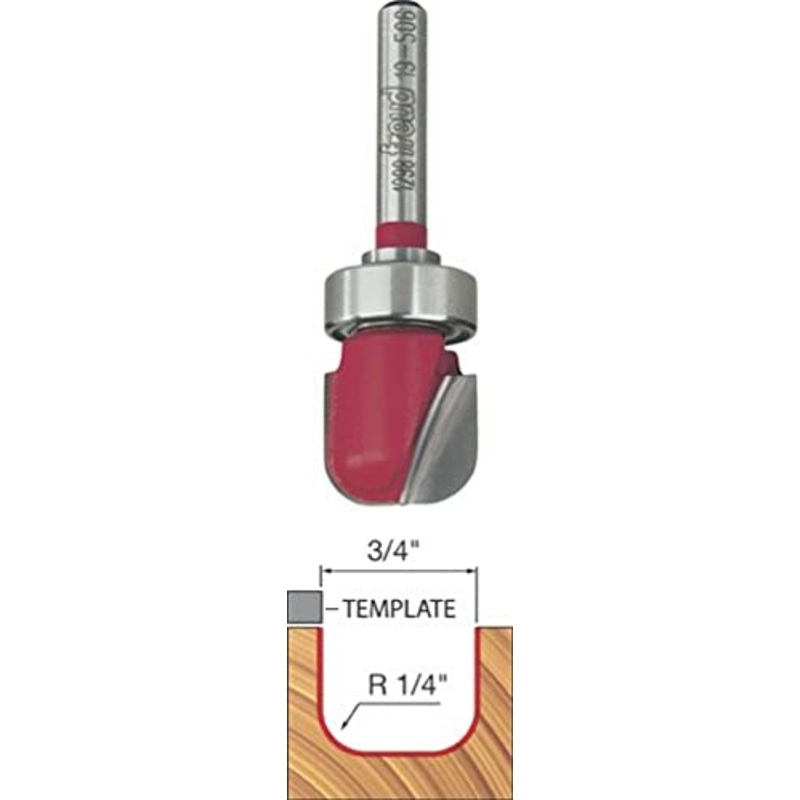 Freud 19-506: 1/4 Radius Dish Carving Bit with 1/4 Shank
