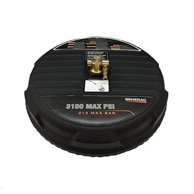 Generac 6132 High Pressure 15 Surface Cleaner – Fast & Uniform Cleaning – Compatible with up to 3100 PSI Pressure Washers – Durable Construction – Adjustable Quick-change Connector