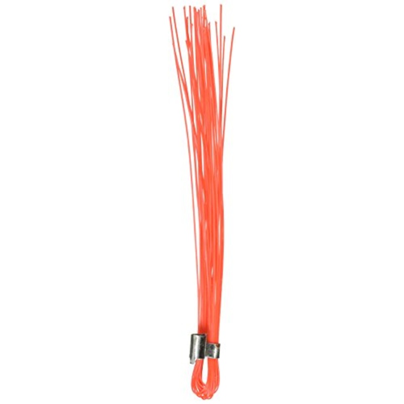 Mutual Industries 15900-145 Stake Whisker Markers, 6, Glo Orange (Pack of 500)