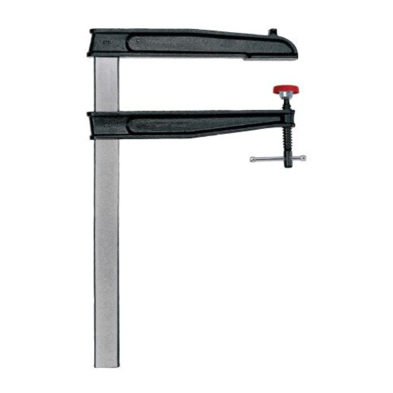 BESSEY Deep Reach Tradesman’s Bar Clamp – 10 In. Throat x 24 In – CDS24-10WP – Woodworking Clamps with Wooden Handle, Ideal for Home Improvement, Workbench Projects, carpentry and Cabinetry