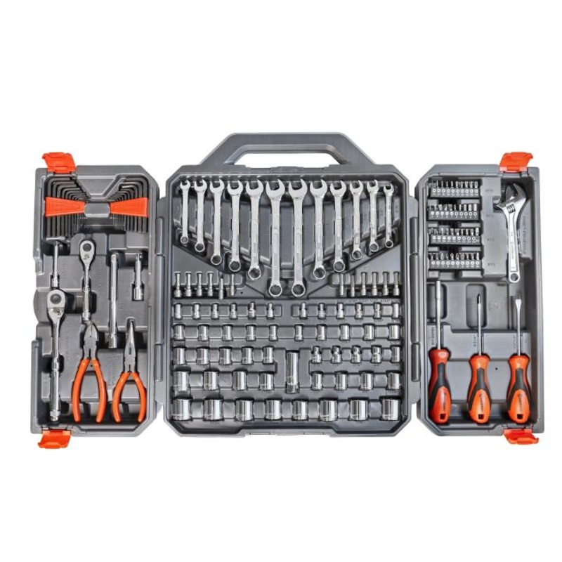 Crescent (CTK150) 150-Piece 1/4 and 3/8 Drive 6-Point SAE/Metric Professional Tool Set