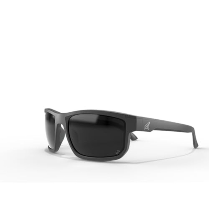 EDGE Defiance Z87 Wayfarer Safety Sunglasses (Matte Black, Smoke Vapor Shield), Anti-fog Z87 Tinted Safety Glasses, Shatter Resistant, ANSI Compliant Men’s Sunglasses