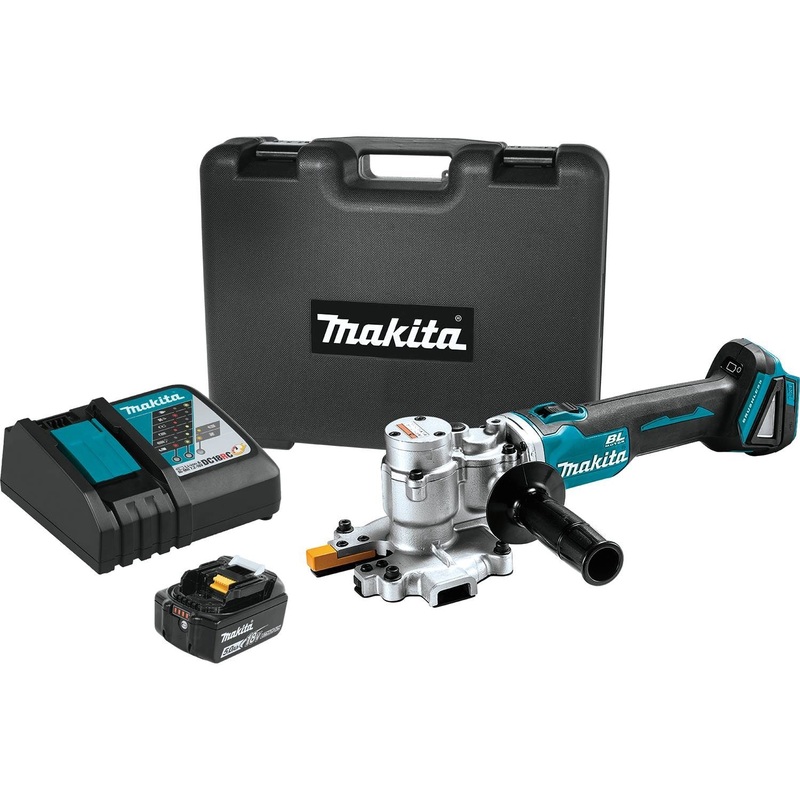Makita (XCS06T1) 18V LXT Lithium-Ion Brushless Cordless Steel Rod Flush-Cutter Kit, case, with one battery (5.0Ah)