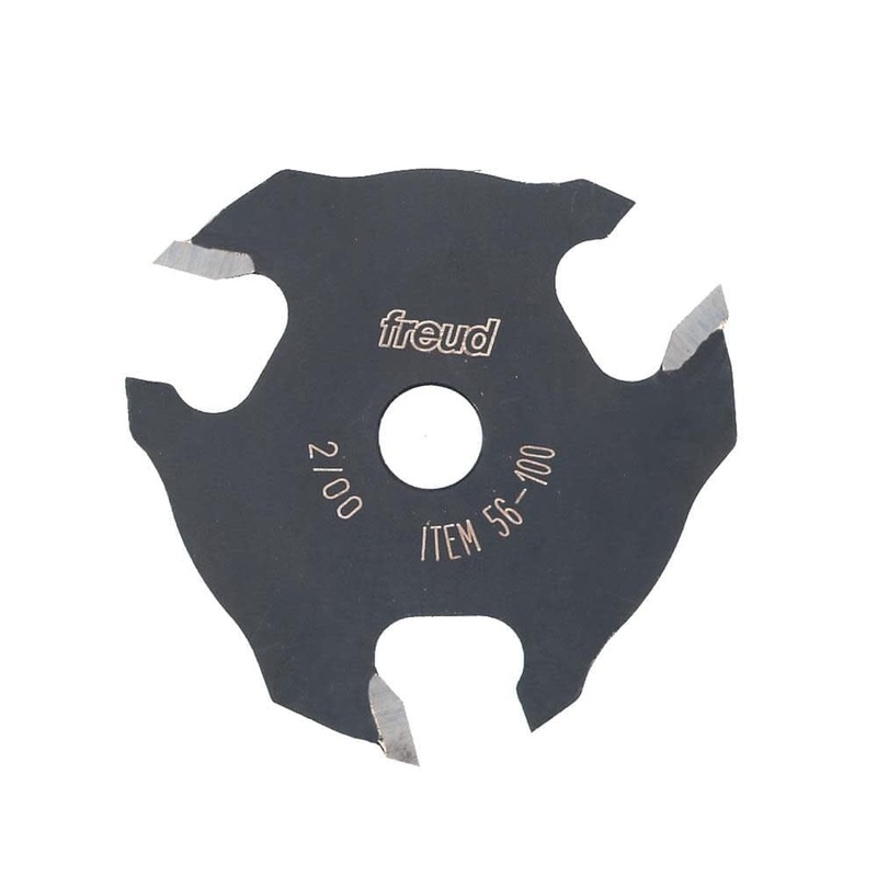 Freud 1/16 3-Wing Slotting Cutter, 9/16 Depth x 1/16 Slot – 56-100