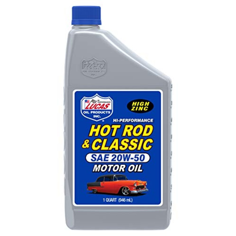 Lucas Oil 10689 20W-50 Petroleum Oil – 1 Quart Bottle