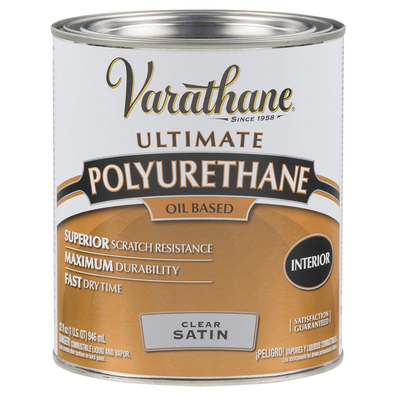 Varathane 9141H Oil-Based Ultimate Polyurethane, Quart, Satin Finish (Pack of 1)
