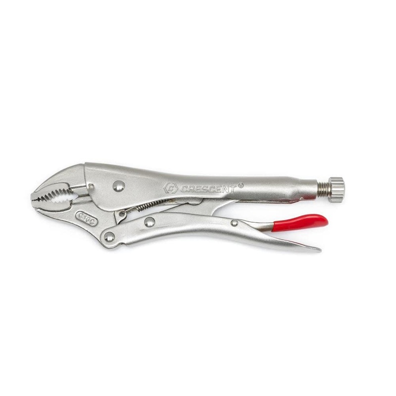 Crescent Curved Jaw Locking Pliers with Wire Cutter – 10 – C10CVN-08