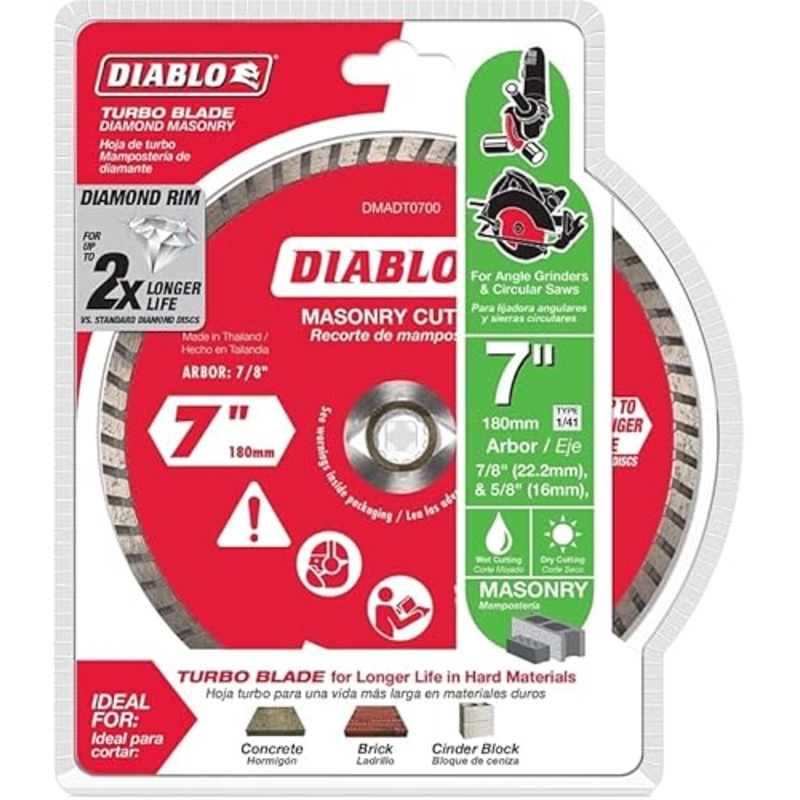 Freud-Diablo DB 7 Diamond Turbo MAS Cut Off