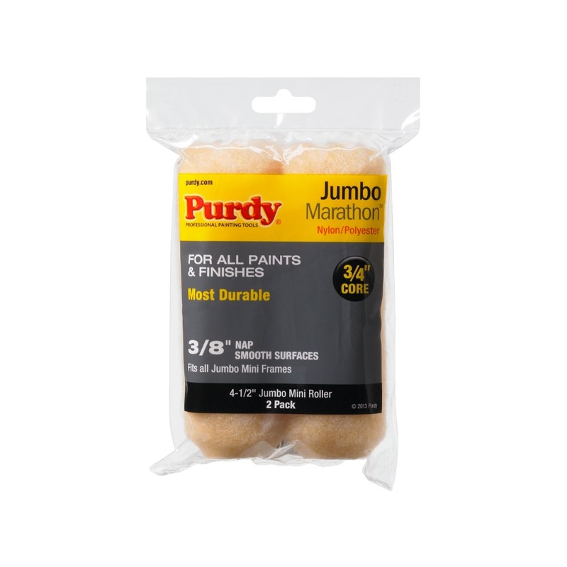 Purdy 14G624062 Mini Roller Replacements – 4-1/2 x 3/8 Nap (Pack of 2)