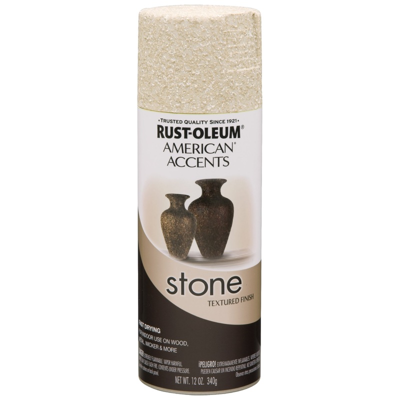 Rust-Oleum 7990830 Stone Creations Spray, 12 oz, Bleached Stone (Pack of 1)