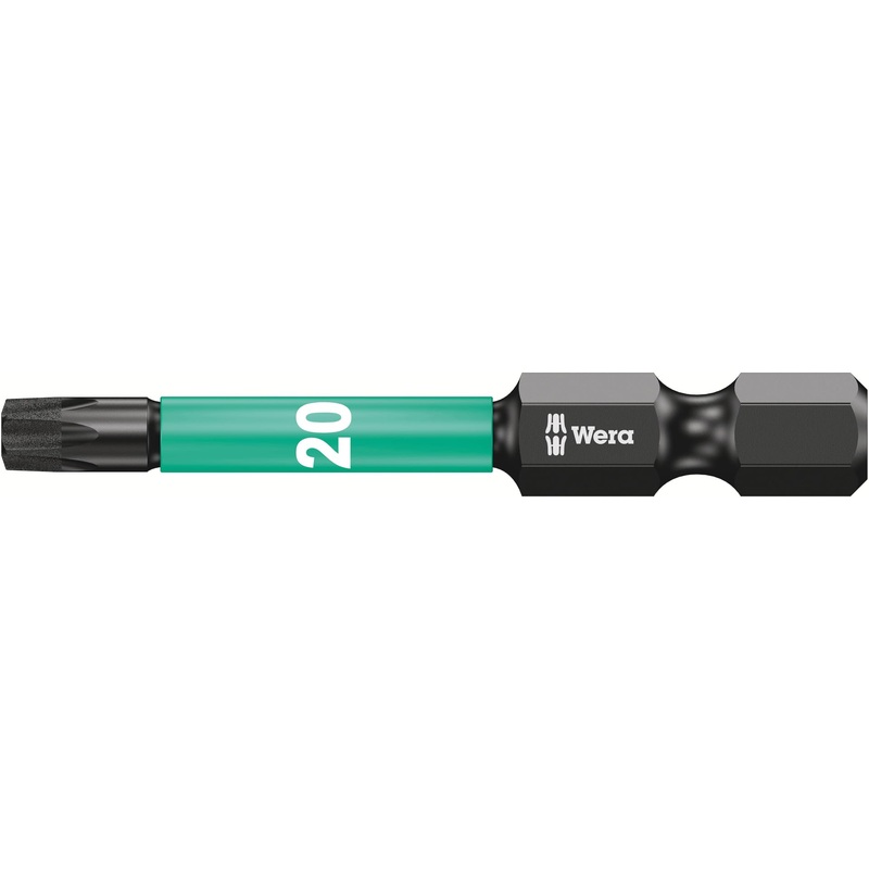 Wera 867/4 Diamond Coated Impaktor Torx Screwdriver Bits for TX30 Torx Socket Screws (Pack of 5)