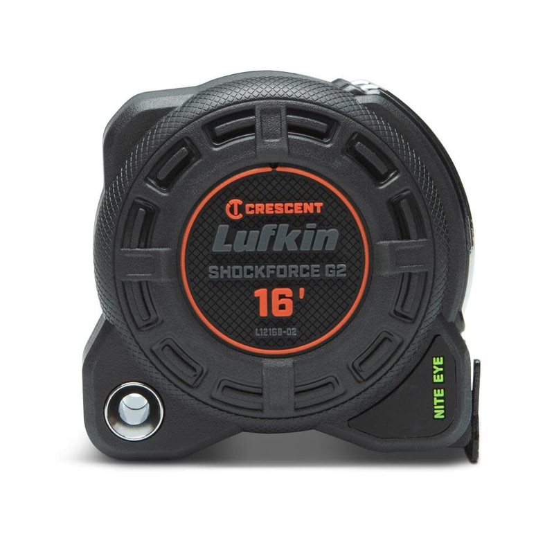 Crescent Shockforce Nite Eye G2 Tape Measure 1-1/4in x 16’L1216B-02