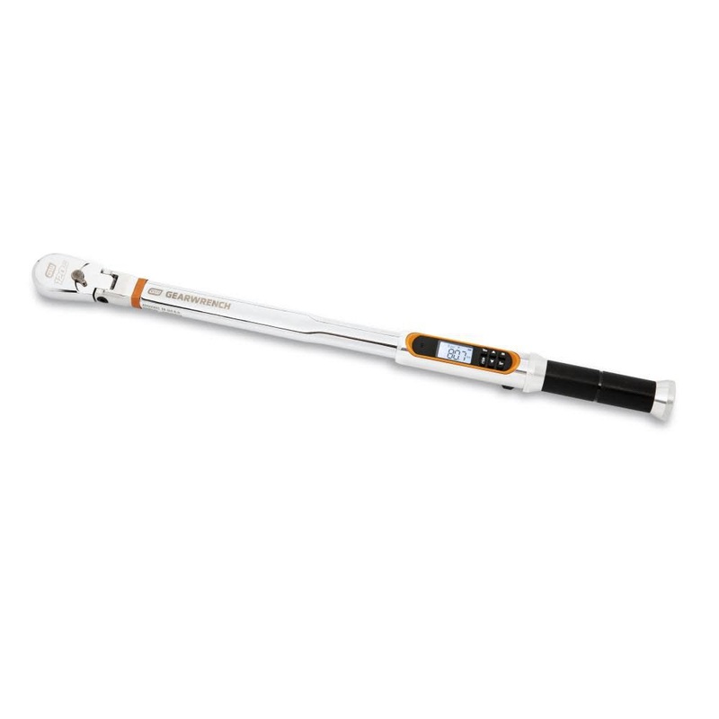 GEARWRENCH 1/2in Drive 120XP Flex Head Electronic Torque Wrench with Angle – 85196