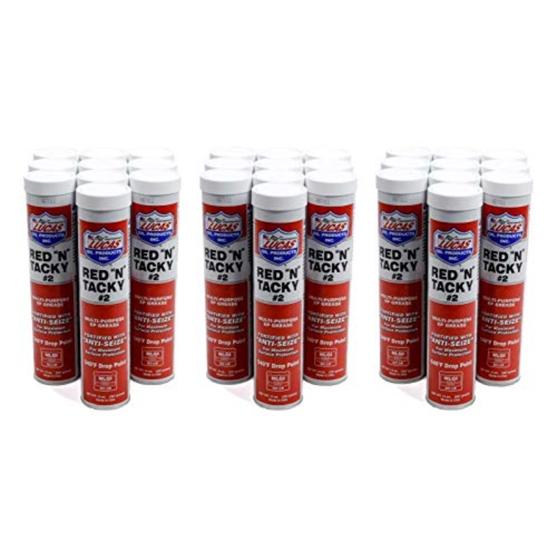 Lucas 10005-30PK Red N’ Tacky Grease, (Pack of 30)