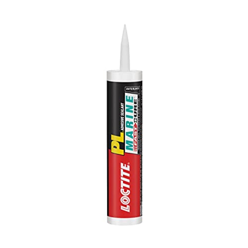 Loctite PL Marine Fast Cure Adhesive Sealants, Waterproof Construction Glue for Fiberglass, Vinyl, Glass & More – 10 fl oz Cartridge, Pack of 1