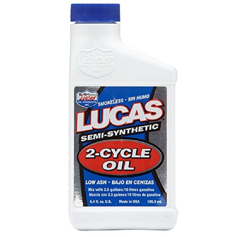 Lucas Oil 10059 Semi-Synthetic 2-Cycle Motor Oil – 6.4 Ounce
