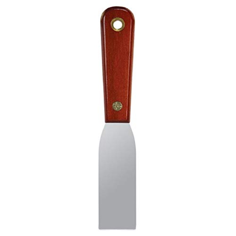 Warner Manufacturing Warner Tool 10751 1-1/4 SS Flex Putty Knife, Rosewood Handle, Multicolor