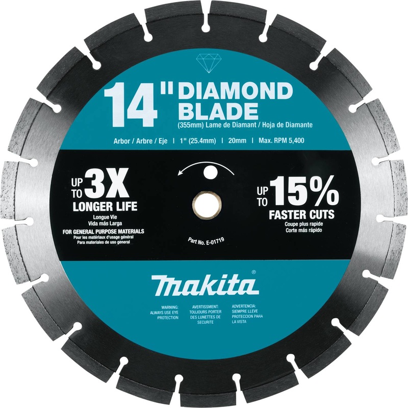 14 Diamond Blade, Segmented, General Purpose