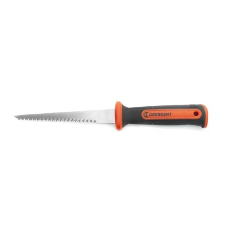 Crescent 12 Jab Saw – Hand Saw – Cutter Tool – Cutting Saw with Coarse Triple Teeth, Hand & Finger Contact Points & Dual Material Handle – CTJSAW