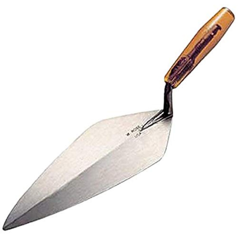 W. Rose RO1416-12 12 Narrow London Brick Trowel w/Plastic Handle