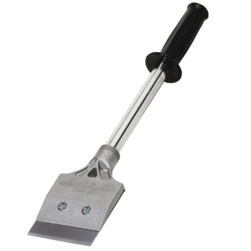 Warner Manufacturing 4 Strip ‘N’ Clean Scraper, Steel with Rubber Grip, 16-3/4 Overall Length not