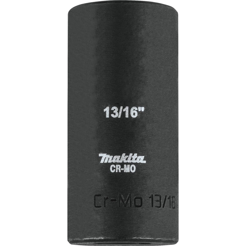 13/16 Deep Well Impact Socket, 3/8 Drive