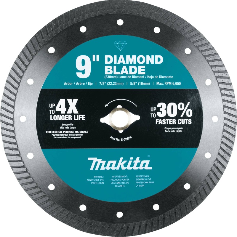 9 Diamond Blade, Turbo, General Purpose